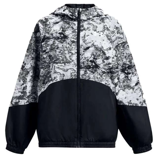 Under Armour Woven Zip Jacket Juniors - Black