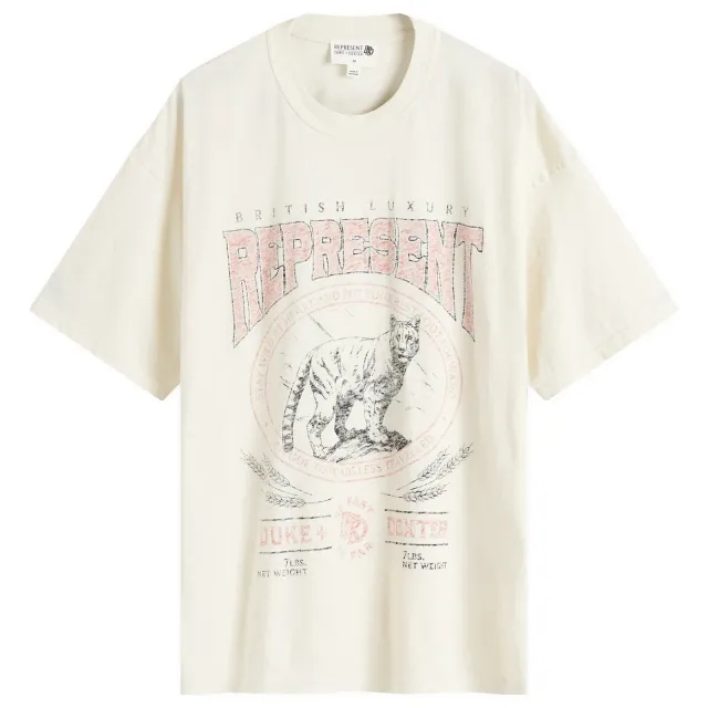 Represent Men's D+D Mountain Lion T-Shirt Ecru