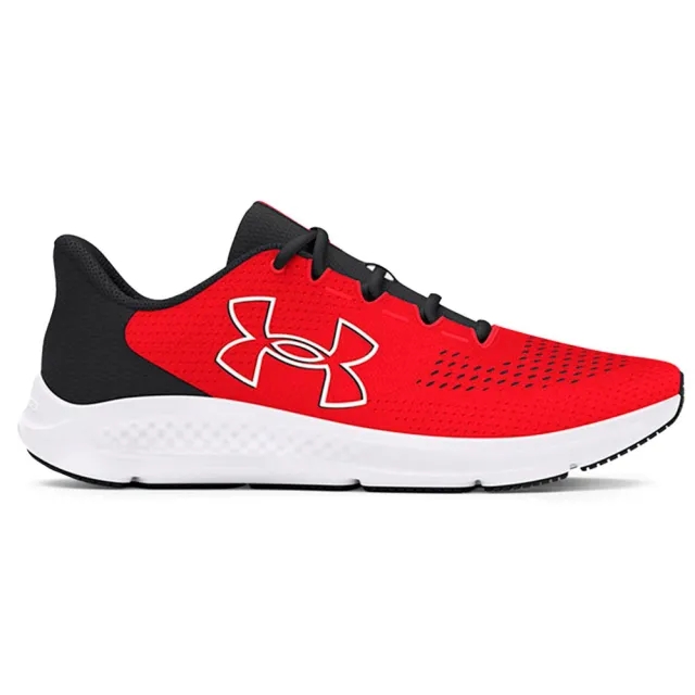 Women's  Under Armour  Charged Pursuit 3 Big Logo Running Shoes Racer Red / Anthracite / White 8