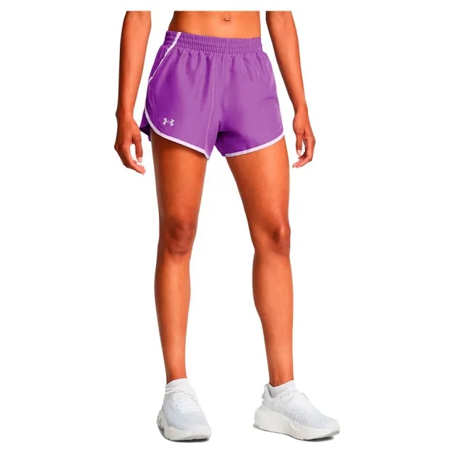 Women's  Under Armour  Fly-By 3 Shorts Lavish / Salt Purple / Reflective XS