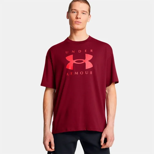 Under Armour Heavyweight Oversized Branded Short Sleeve T-shirt