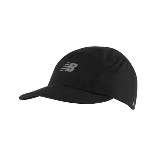 New Balance Unisex 5 Panel Everyday Trainer Hat in Black Nylon