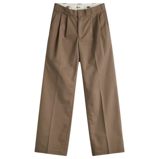 Dickies Women's Pleated Multi Pocket Work Pant Mushroom