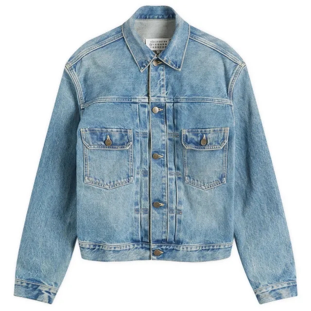 Maison Margiela Men's Denim Jacket Medium Blue