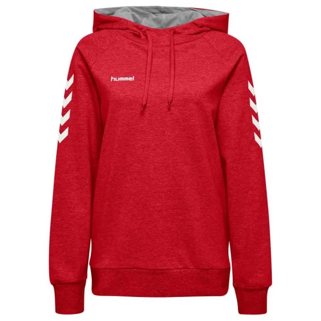 Hummel Go Cotton Hoodie - ['Red']
