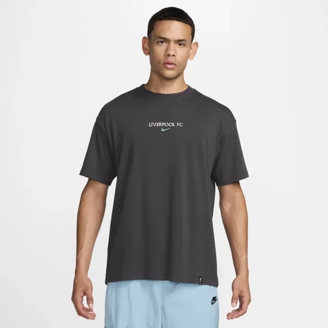 Nike Liverpool Wordmark T-Shirt - Dark Grey - 2024-2025