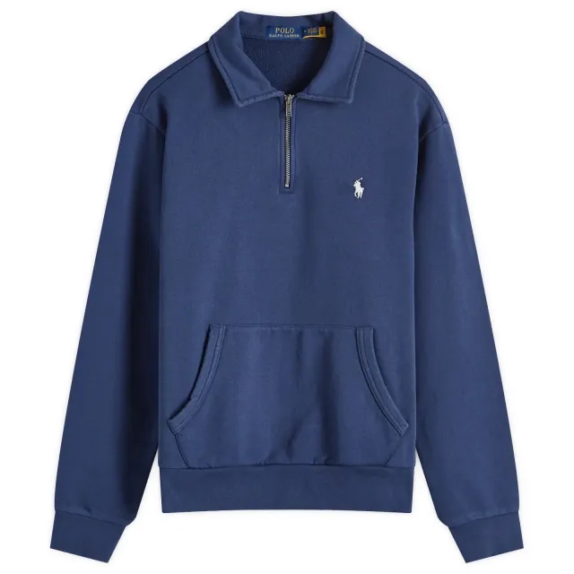 Polo Ralph Lauren Men's Loopback Half Zip Sweatshirt Cruise Navy