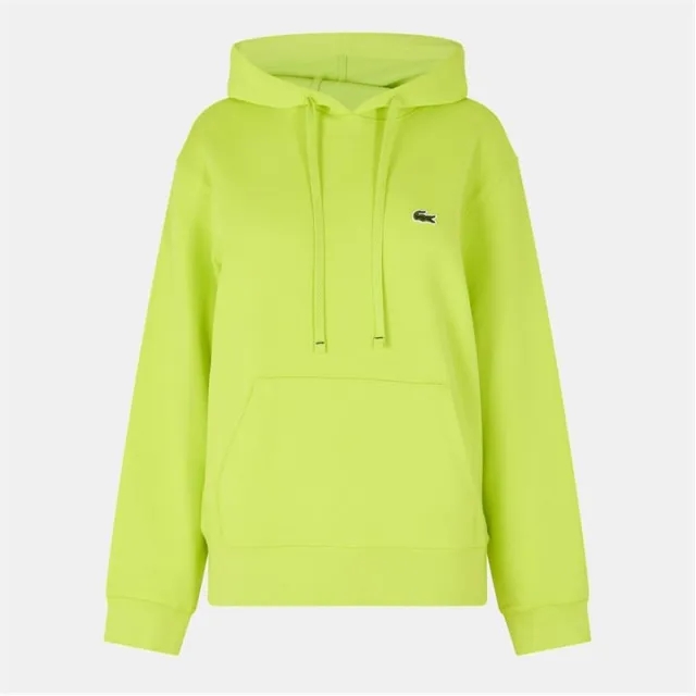 Lacoste Relaxed Fit Piqué Hoodie - Yellow