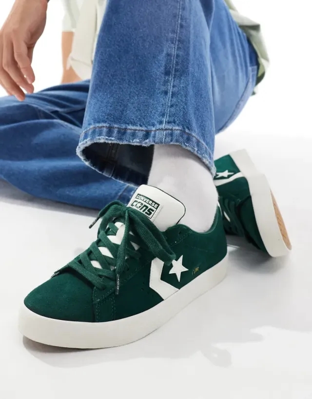Converse Pl Vulc Pro Trainers In Green