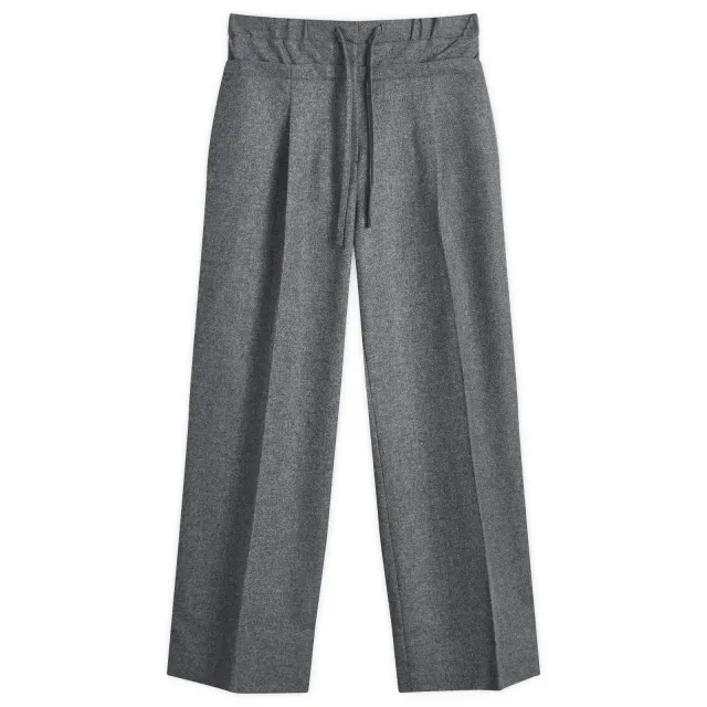 JW Anderson Women's Double Waist Trousers Charcoal