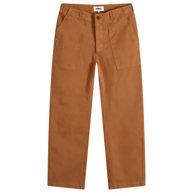 YMC Men's Radar Trouser Brown