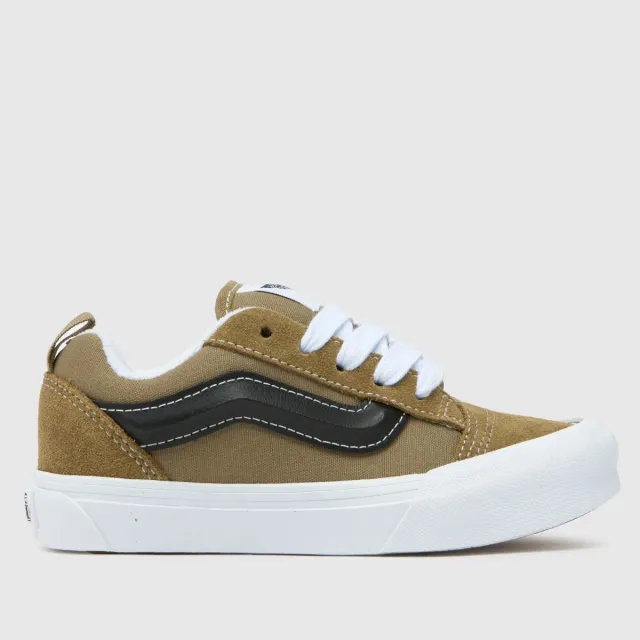 Vans - Kids Knu Skool Shoes (4-8 Years), Green