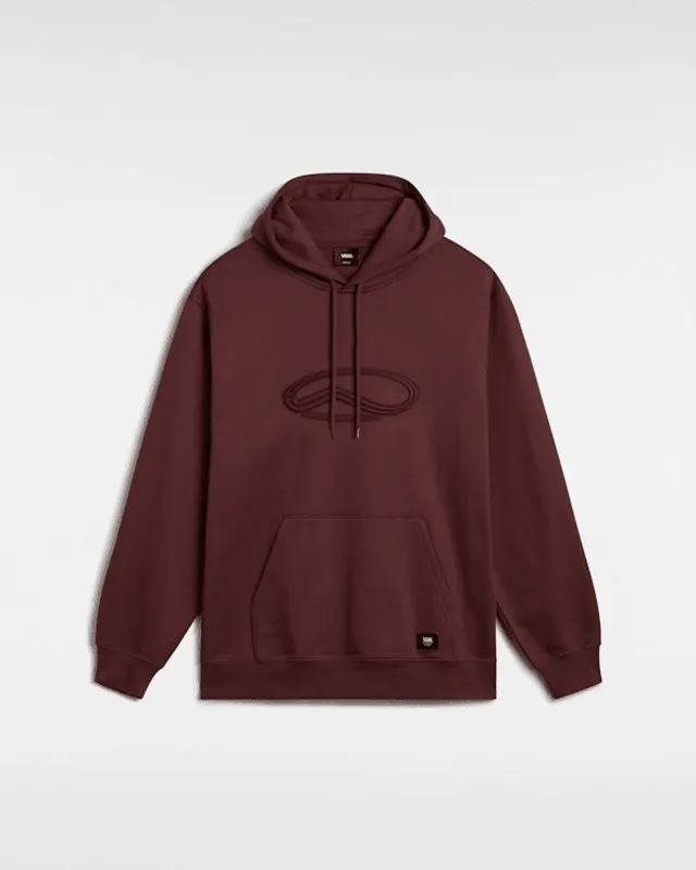 Vans - Vans Oval Loose Pullover Hoodie, Man, Brown