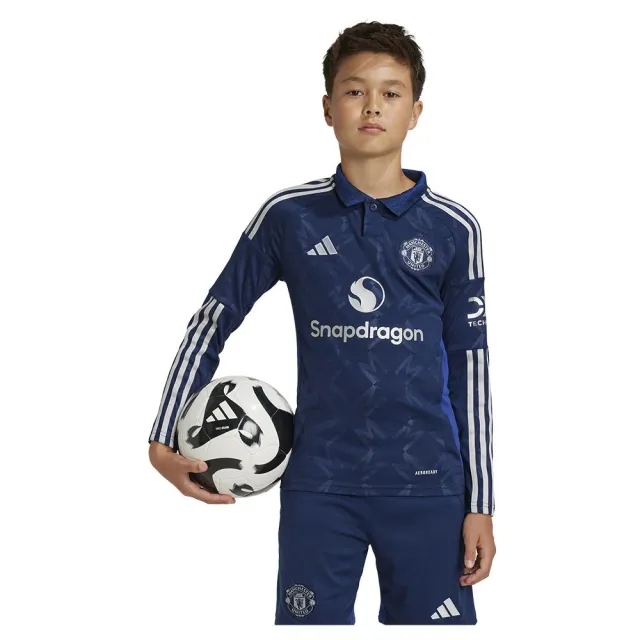 adidas Manchester United 24/25 Long Sleeve Away Jersey Kids