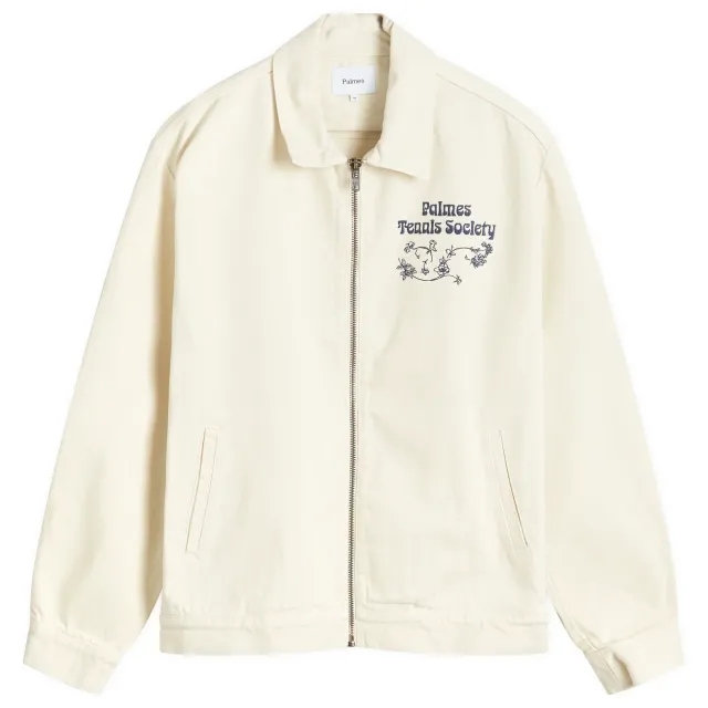 Palmes Men's Fifth Twill Shirt Jacket Off-White