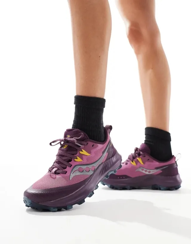 Saucony Peregrine 14 Trail Running Shoe Women - Violet