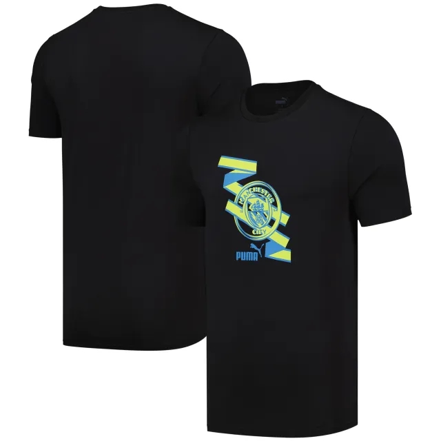 Man City ftblCulture Tee (Black) 2024-2025 Men's Size: Small Manchester City Made By: Puma