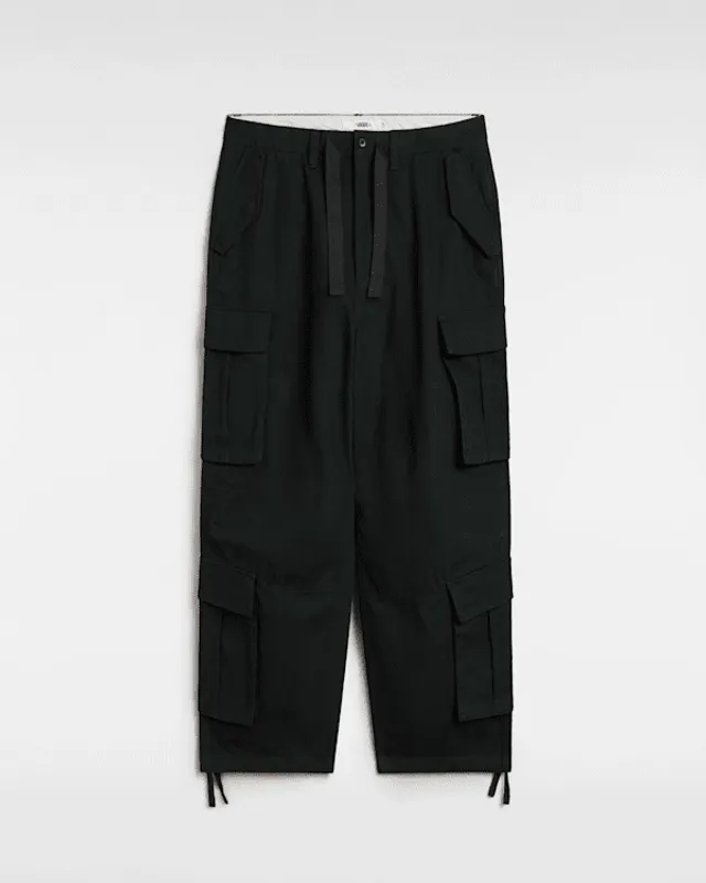 Vans - Premium Baggy Cargo Trousers, Man, Black