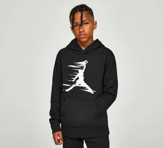 Nike Jordan Jordan HBR Flight Motion Fleece Hoodie - Black - Size S/B - Black