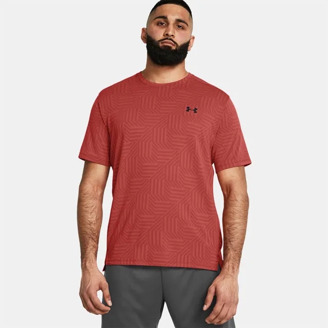 Men's  Under Armour  Tech™ Vent Geotessa Short Sleeve Earthen Orange / Black S