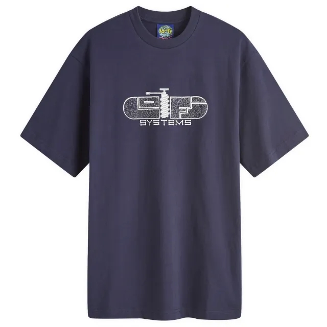 Lo-Fi Men's Process T-Shirt Navy