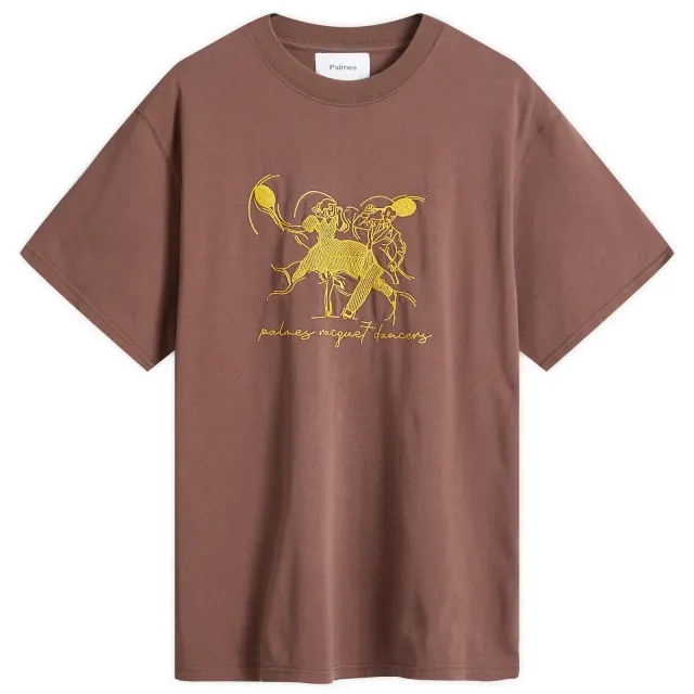 Palmes Men's Dancers T-Shirt Brown