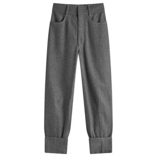 TOGA Women's Archives Flannel pants Grey