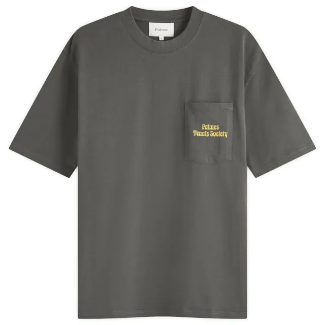 Palmes Men's Fifth Pocket T-Shirt Charcoal