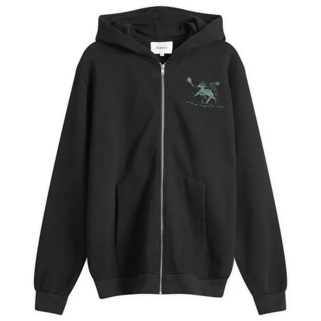 Palmes Men's Dancers Zip Hoodie Black
