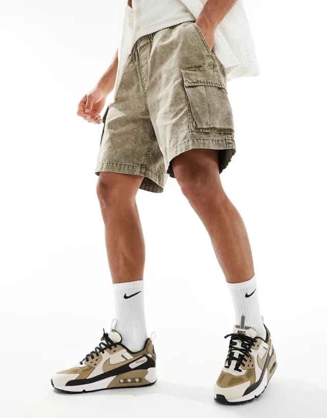 Nike Air Max 90 Drift Trainers In Khaki And Black