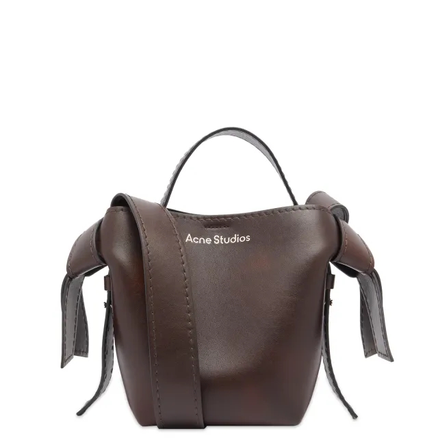 Acne Studios Women's Top Handle Mini Bag Dark Brown