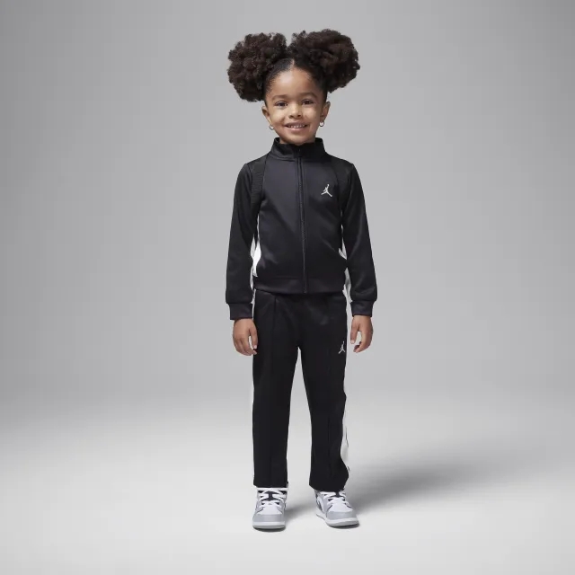 Nike Jordan Jordan 'Mini Me' Toddler Knit Tracksuit - Black - Polyester