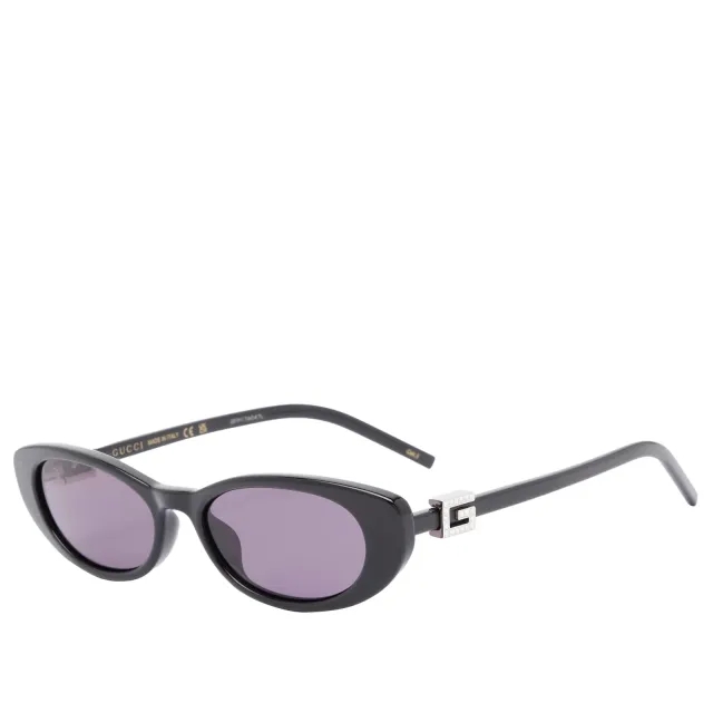 Gucci Women's G String Sunglasses Black/Grey