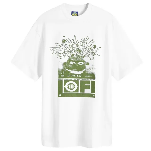 Lo-Fi Men's Grey Matter T-Shirt White
