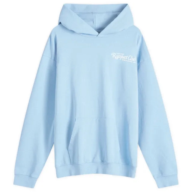 Sporty & Rich 94 Racquet Club Hoodie Sky Blue/White