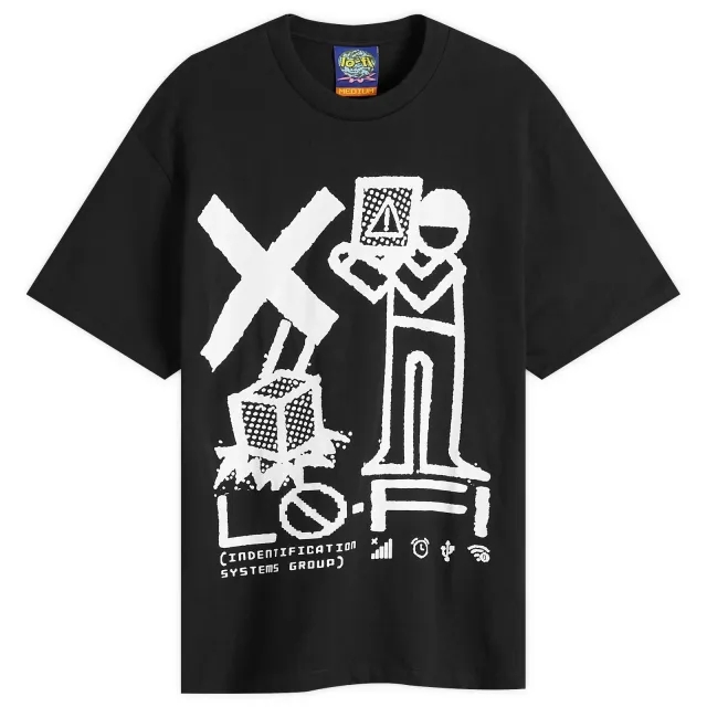 Lo-Fi Men's Identification T-Shirt Black