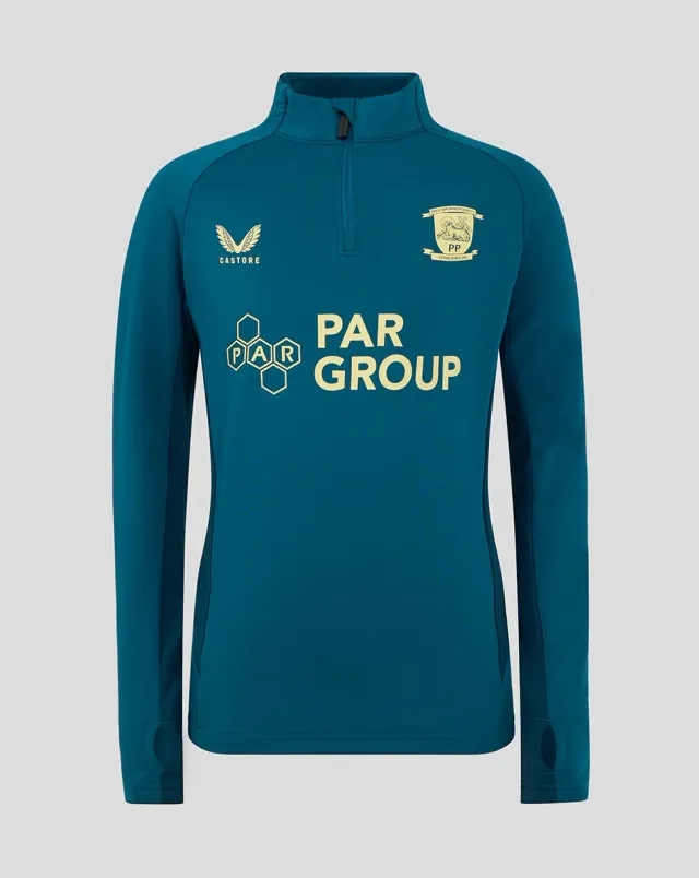 Castore Preston Junior 24/25 Training 1/4 Zip - Blue