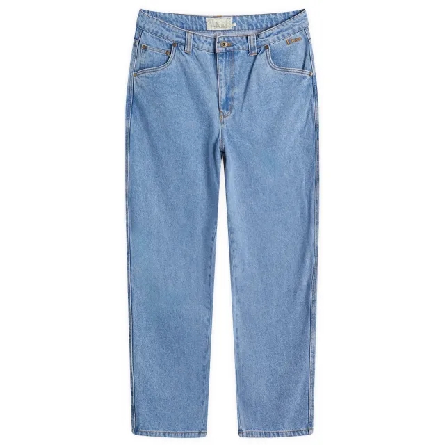 Dime Men's Classic Baggy Denim Pants Blue Washed