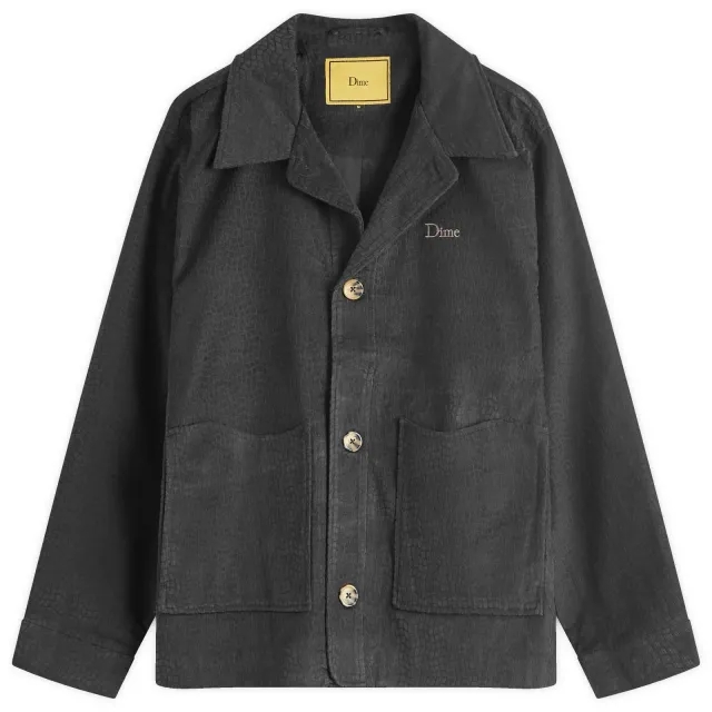 Dime Men's Printed Cord Jacket Black
