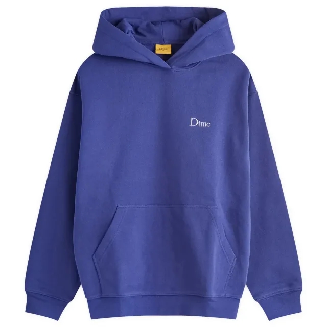 Dime Men's Classic Small Logo Hoodie Indigo