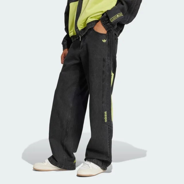 adidas Originals Adilenium Season 2 Moto Denim Pants, Black