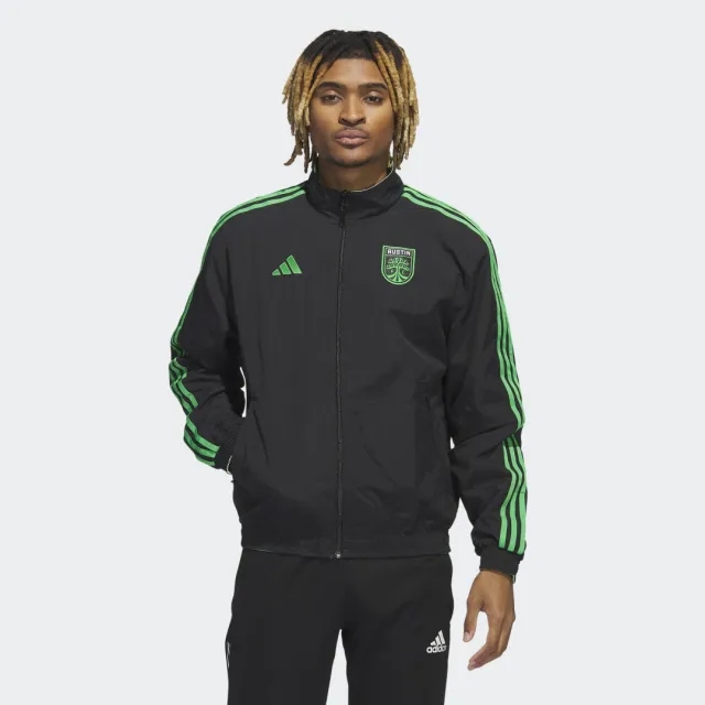Austin FC Anthem Jacket (Black) 2022-2023 Men's Made By: Adidas
