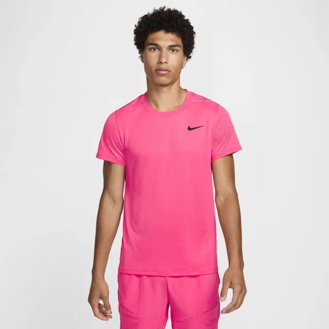NikeCourt Slam Men's Dri-FIT Tennis Top - Pink - Polyester