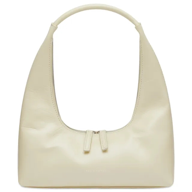 MARGE SHERWOOD Women's Hobo Shoulder Bag Blond Wood Crinkle