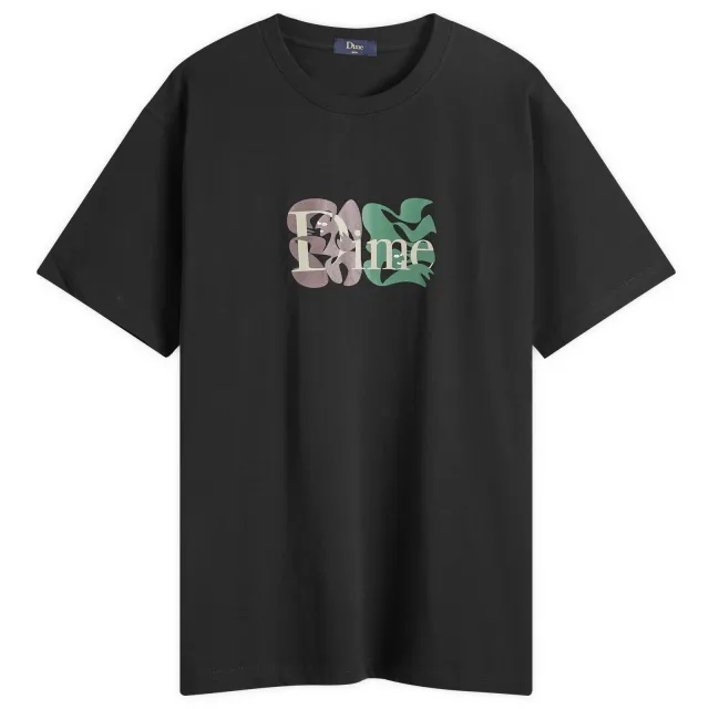 Dime Men's Classic Duo Logo T-Shirt Black