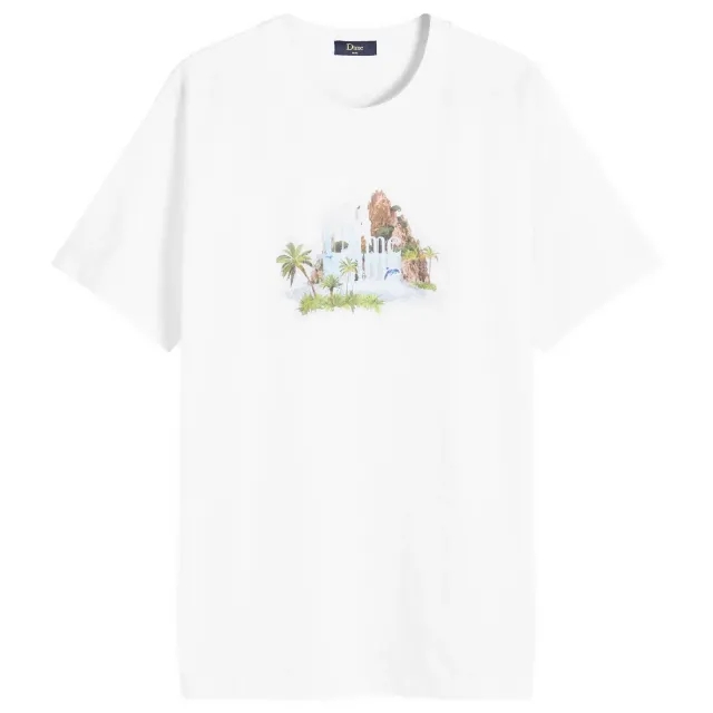 Dime Men's Classic Waterfall T-Shirt White