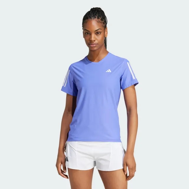 Adidas Running Own The Run T-Shirt In Blue