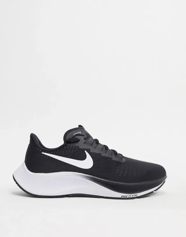 Nike  AIR ZOOM PEGASUS 37  men's Running Trainers in Black