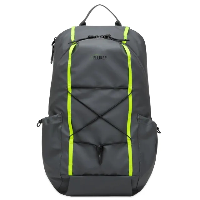 Elliker Keswick Zip-Top Backpack Grey Neon