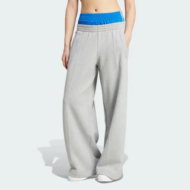 adidas Originals Sweatpants Adidas X Kseniaschnaider Sweatpants Medium Grey Heather/ Blue Xs